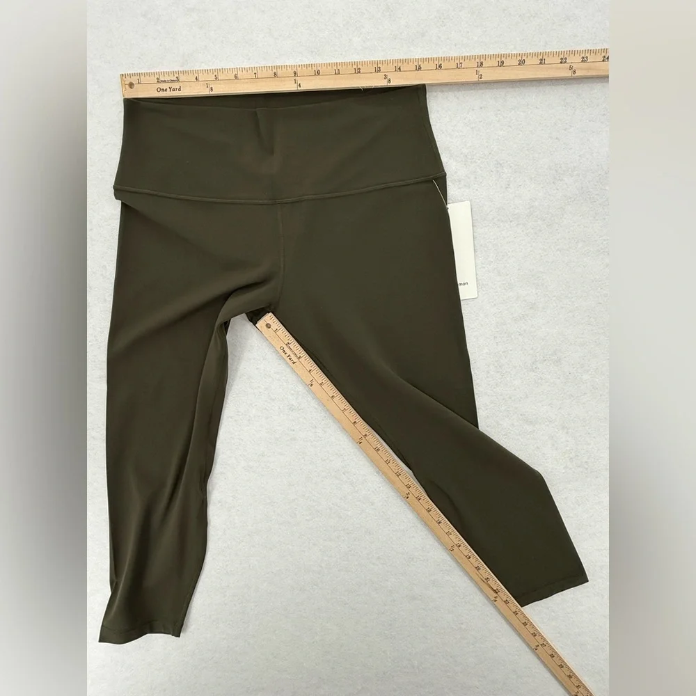 NWT Lululemon Align Pant II Dark‎ Olive Size 14